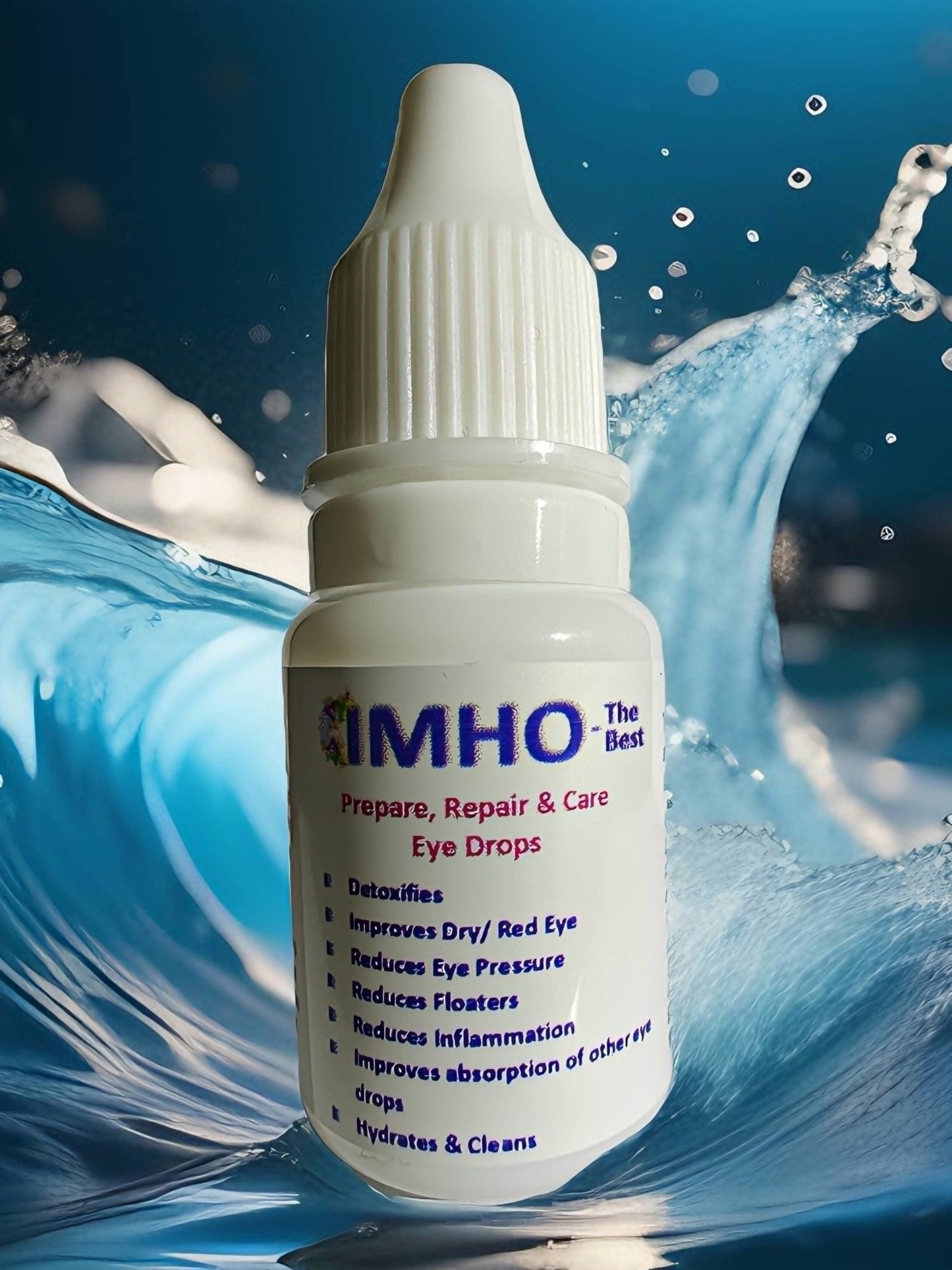 IMHO The Best - (MSM) Prepare, Repair & Care eye drops, for people & animals.