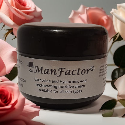 ManFactor - Moisturiser enriched with Vit E, Carnosine and Hyaluronic Acid