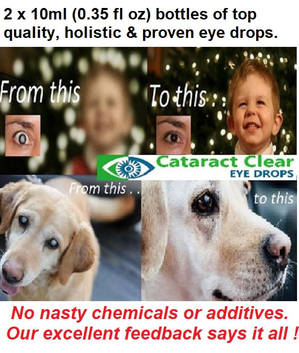 Cataract Clear NAC ultra eye drops. Very effective. For people